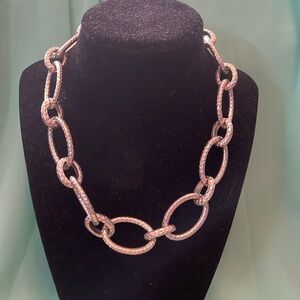 Premier Designs Jewelry “Poised” Silver Necklace